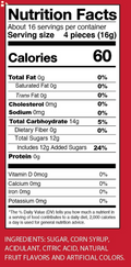 Lalka Hard Candy Red Apple Vegan, 2.8 Oz Size Bag