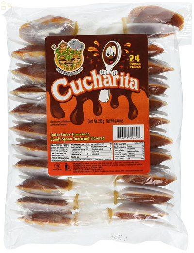 Spoon Hot Candy Tamarind Flavor Candy(Cucharita Con Tamarindo)