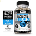 Probiotic 40 Billion CFU 60Ct Digestive Gut Immune Health Gas & Bloating Relief