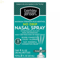 Berkley No Drip Maximum Strength plus Menthol 12 Hour Nasal Congestion Relief Spray 2 X 1Oz Bottles | Compare to Afrin Maximum Strength Active Ingredient