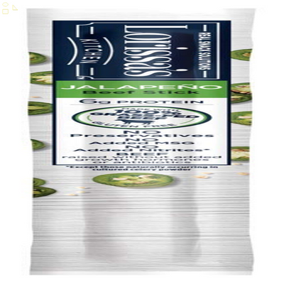 Lorissa'S Kitchen Grass Fed Beef Sticks, Jalapeño, 1 Oz. Stick - Made with 100% Grass-Fed Beef, Keto Friendly Snacks, Gluten Free, No Added Nitrites or Nitrates - (Packaging May Vary), Pack of 1