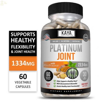 Platinum Joint, Pain Relief, Joint Support, anti Inflammatory, Turmeric, MSM