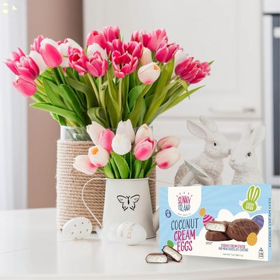 Easter Candy Box - Milk Chocolate Coconut Cream Eggs, 7 Ounces (12 Pieces)