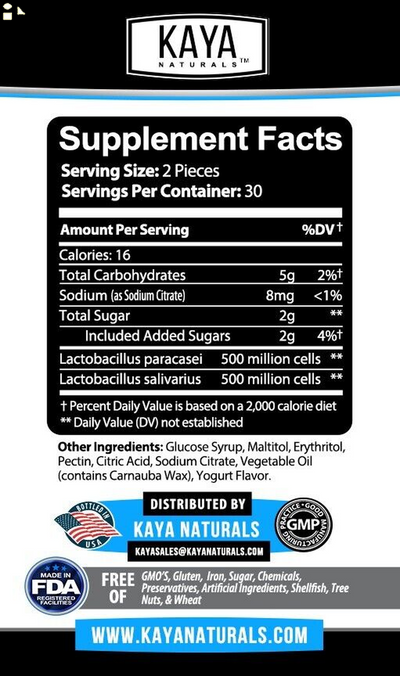 Probiotic Gummies 1 Billion CFU 60Ct, Guaranteed Potency Digestive Immune Health