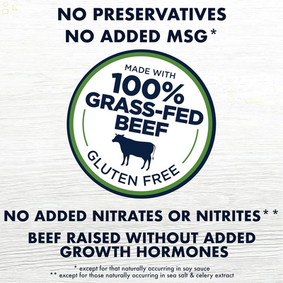 Lorissa'S Kitchen Grass Fed Beef Sticks, Jalapeño, 1 Oz. Stick - Made with 100% Grass-Fed Beef, Keto Friendly Snacks, Gluten Free, No Added Nitrites or Nitrates - (Packaging May Vary), Pack of 1