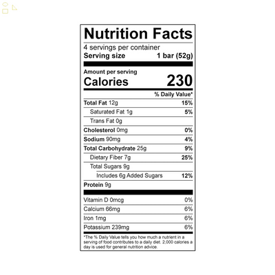 Over Easy Banana Nut Breakfast Bar, 1.8 OZ