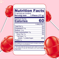 Colombina Bon Bon Bum Classic Lollipops - Sweet Strawberry with Chewy Bubble Gum Center Suckers, Gluten-Free Candy, 6 Oz Bags (10 Count) - 1 Pack