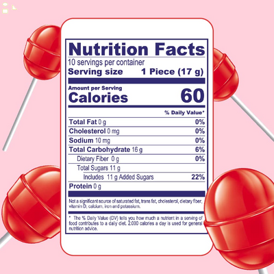 Colombina Bon Bon Bum Classic Lollipops - Sweet Strawberry with Chewy Bubble Gum Center Suckers, Gluten-Free Candy, 6 Oz Bags (10 Count) - 1 Pack