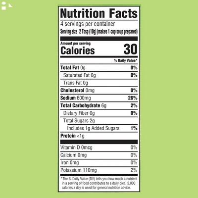 Knorr Vegetable Soup Mix No Artificial Flavors Ready-To-Eat in 20 Minutes Vegetable Soup Mix, 1.4 Oz Pouch