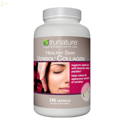 Trunature Verisol Collagen Peptides Skin Hair Nails Joint 240 Ct 
