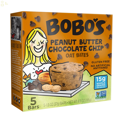 Bobo'S Oat Bites, Peanut Butter Chocolate Chip, 1.3 Ounce-5 Count(Pack of 1)