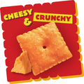 Cheez-It Cheese Crackers, Baked Snack Crackers, Lunch Snacks, Extra Cheesy, 12.4Oz Box (1 Box)