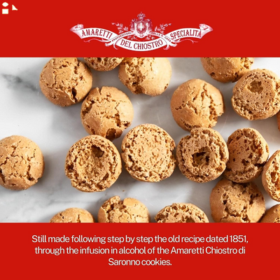 Chiostro Cantuccioni Lemon Biscotti - Biscotti Italian Cookies - Crispy Lemon Cookies & Italian Food Snacks - Traditional Biscotti Cookies - Lemon Cookies Originally from Italy - a Mother'S Day Gift - 8.81 Oz.