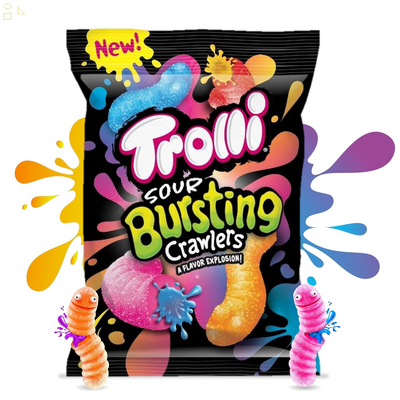 Trolli Sour Bursting Crawlers, 4.25 Ounce