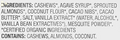Wickedly Organic Sprouted Nut Blend, Sweet Cashew & Almond Crunch, 6 Ounce