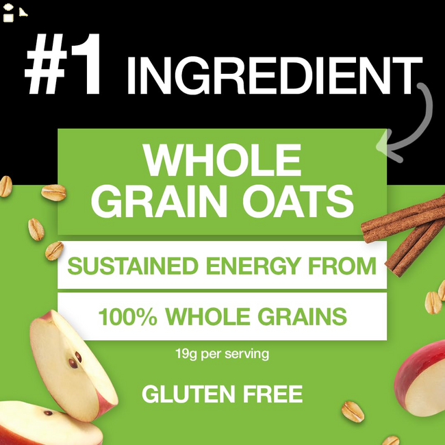 KIND Breakfast Protein, Healthy Snack Bar, Apple Cinnamon, Gluten Free Breakfast Bars, 8G Protein, 1.76OZ Packs, 6 Count