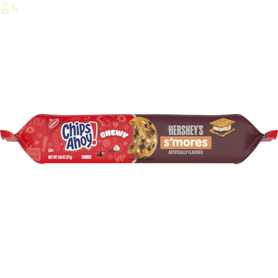 CHIPS AHOY! Chewy Hershey'S S'Mores Milk Chocolate Chip Cookies, Limited Edition, 9.6 Oz Packs