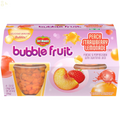Del Monte® Bubble Fruit™ Peach Strawberry Lemonade Peaches & Popping Boba with Sweetened Juice 4-3.5 Ounce Cups (Pack of 4), Orange