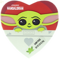 Star Wars the Mandalorian Valentine'S Day Heart Box with Frog-Shaped Gummy Candy, Individually Wrapped Chewy Candies for Valentines Exchanges, Valentine Gifts for Nerds, 2.96 Ounces