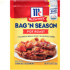 Mccormick, Pot Bag 'N Season Pot Roast Cooking & Seasoning Mix, 0.81 OZ Packaging may vary