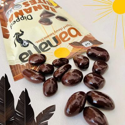 Barnana Dipped Banana Bites, Dark Chocolate, 3.5 Oz