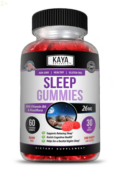 Sleep Gummies 60Ct, Fall Asleep Fast and Stay Asleep, Sleeping Aid Gummy
