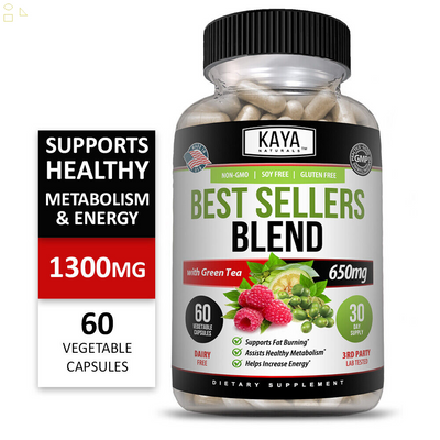 (2 Pack) Best Sellers Blend 60Ct - Boost Metabolism Energy Health