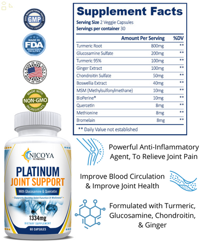Platinum Joint Support- Pain Relief, Anti-Inflammat