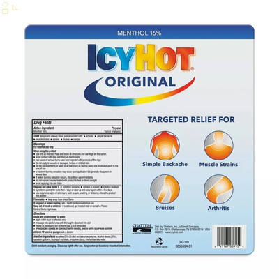 Icy Hot Medicated Max Strength, No-Mess Applicator, 2.5 Fluid Ounce (Pack of 3)