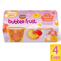Del Monte® Bubble Fruit™ Peach Strawberry Lemonade Peaches & Popping Boba with Sweetened Juice 4-3.5 Ounce Cups (Pack of 4), Orange