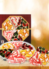 Sarah'S Candy Factory Gummy Candy Mini Eye, Candy Corn Gummy, Dracula Teeth in Tray, 2 Lbs