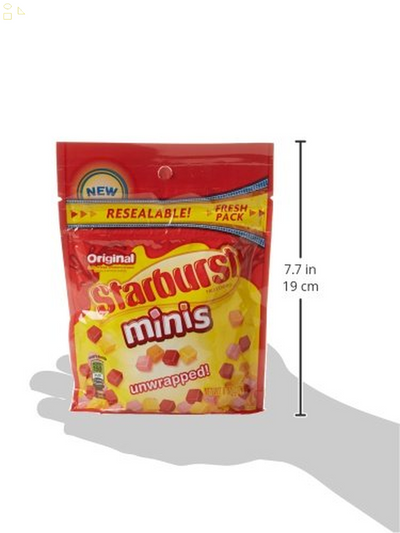 Starburst Original Minis Fruit Chews Candy, Bag, 8 Ounce