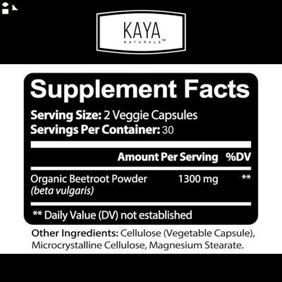 (2 Pack) Organic Beet Root Powder 1300Mg Antioxidants Digestive Immune Support