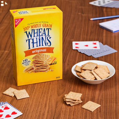 Wheat Thins Original Whole Grain Wheat Crackers, 8.5 Oz