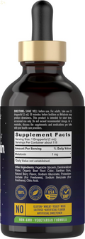 Melatonin Liquid 1Mg | 4 Fl Oz Drops | Berry Flavor | Non-Gmo, Vegetarian Supplement