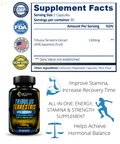 Tribulus Terrestris 1300Mg- Muscle Growth, Drive, Testosterone & Muscle Recovery