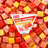 Fruit Caramel Squares - Strawberry, Passion Fruit, Raspberry Flavors (1 Pound Bag - Approx. 75 Count)
