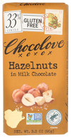 Chocolove XOXO Hazelnuts in Milk Chocolate Bar - 3.2 Oz Bar