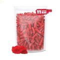 Red Licorice Strawberry Twists Valentine Candy, Old-Fashioned Delight with Rich Licorice Flavor, 11-Ounce Pack