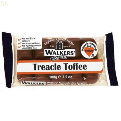 Walkers Nonsuch English Toffee - Treacle 100G