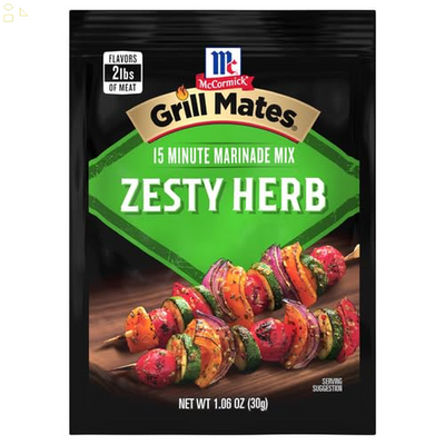 Mccormick Grill Mates Zesty Herb Marinade Mix, 1.06 Oz