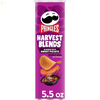 Pringles Harvest Blends Potato Crisps Chips, Lunch Snacks, Blended with Sweet Potato, Smoky BBQ, 5.5Oz Can