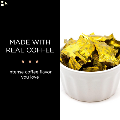 Liberty Bell Black Coffee Flavored Hard Candy, 5 Ounce Bag