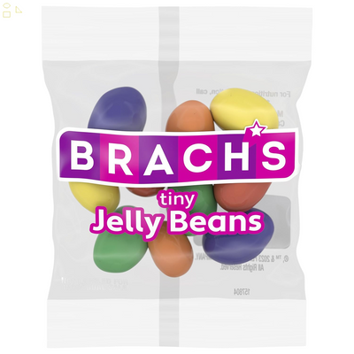 Brach'S Tiny Jelly Beans, Springtime Easter Candy, 9 Oz (18 Individually Wrapped Pouches)