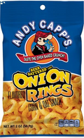 Andy Capp'S Beer Battered Onion Rings Baked Oat and Corn Snacks, 2 Oz