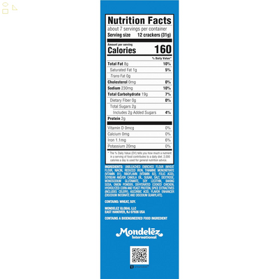 Chicken in a Biskit Original Baked Snack Crackers, 7.5 Oz