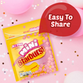 STARBURST All Pink Minis Fruit Chews Candy, 8 Oz. Grab N Go Size Resealable Bag