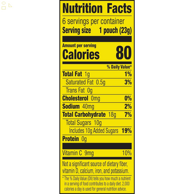 Gushers Fruit Flavored Snacks, Tropical, Gluten Free, 0.8 Oz, 6 Ct