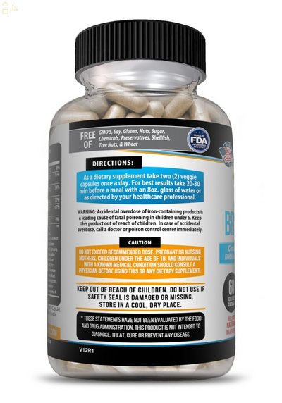 Nootropic Brain Booster 60Ct, Healthy Brain Memory Support, Nootropic Supplement