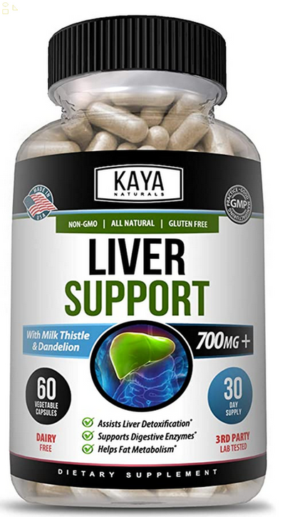 Liver Support 60Ct Cleanse Detox Repair Health Milk Thistle Dandelion Root Zinc